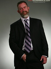 Jack Sullivan take off his suit, Added: 2011-09-06 by Hot Older Male