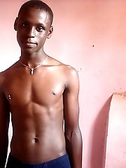 Genuine African lad, with a huge uncut cock, goes solo for our pleasure., Added: 2012-07-03 by 80gays