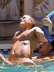 Three hot muscle hunks fucking outdoors, Added: 2012-09-13 by Jocks Studios