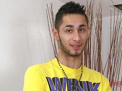 Tall and Hairy Young Footballer Ronaldo Strokes his Big Uncut Cock!, Added: 2013-05-04 by English Lads