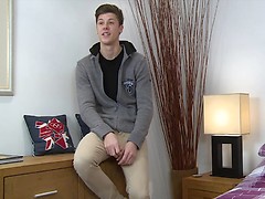 Straight Young Personal Trainer Jaden & his Rock Hard Uncut Rocket Cock!, Added: 2013-05-04 by English Lads