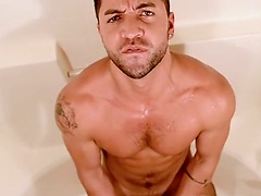 Sex Toy Stroke Off In The Shower - Dominic Pacifico, Added: 2013-08-09 by Dad Creep