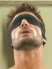 Super Hunk Andrew Blue Bound and Begging to Cum, Added: 2013-09-19 by Men On Edge