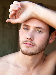 Alexander Greco strokes dick in the office, Added: 2014-05-28 by Randy Blue