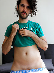 My sexy mate Monroi Rossi playing with his big cock, Added: 2016-09-21 by Bentley Race