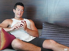Ryan Pitt invites Casey Everett over to massage his giant cock and to penetrate his fit, tight ass., Added: 2017-07-24 by Massage Bait